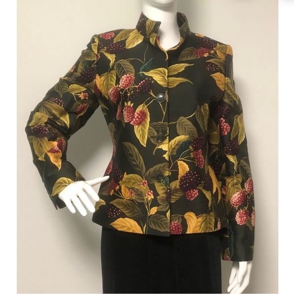 🍓HP🍓Ellen Tracy Silk and Wool Jacket - Picture 2 of 13